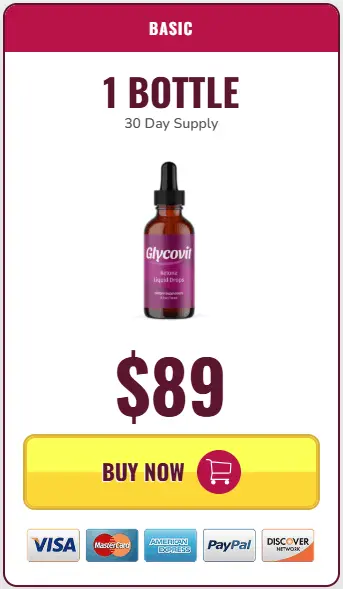 Buy 1 Bottle of Glycovit - 30 Day Supply
